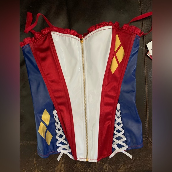Spencer's Tops Harley Quinn Corset Poshmark